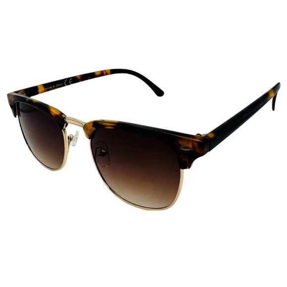 9116 | Tortoise/Brown Lens Browline Sunglasses - Picture 2 of 5